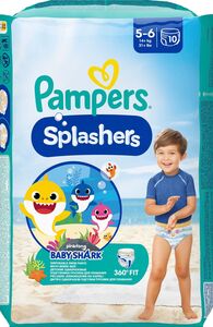Pampers Splashers Svømmebleier S5/6 10-pack