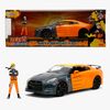 Jada Toys Nissan GT-R 2009 Bil med Naruto Figur