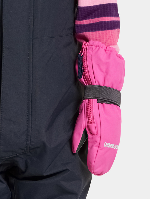 Didriksons Biggles Zip Votter, Sweet Pink