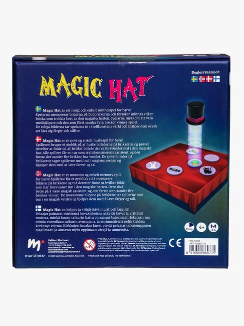 Peliko Spill Magic Hat
