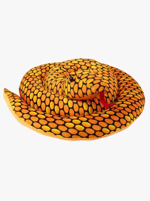 Teddykompaniet Kosedyr Slange 200 cm, Oransje