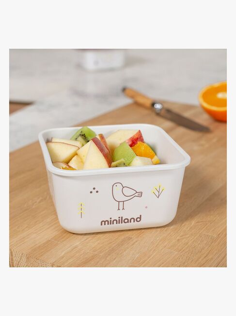 Miniland Natursett Matboks 2-pack, Chick