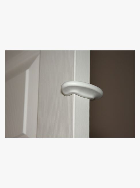 Safe & Care Dørstopper med Lagringsplass, Hvit