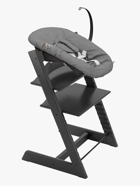 Stokke Tripp Trapp Matstol inkl. Newborn Set, Black/Antracite