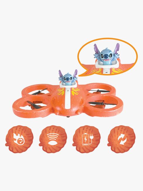Disney Stitch Radiostyrt Flygende UFO med Lys