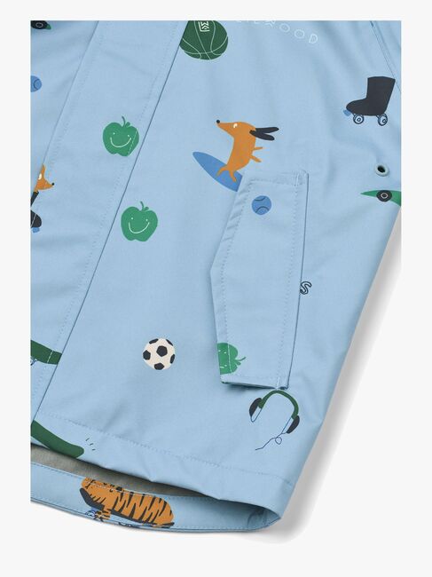 LIEWOOD Pedia Regnsett, Fun/Beach Blue