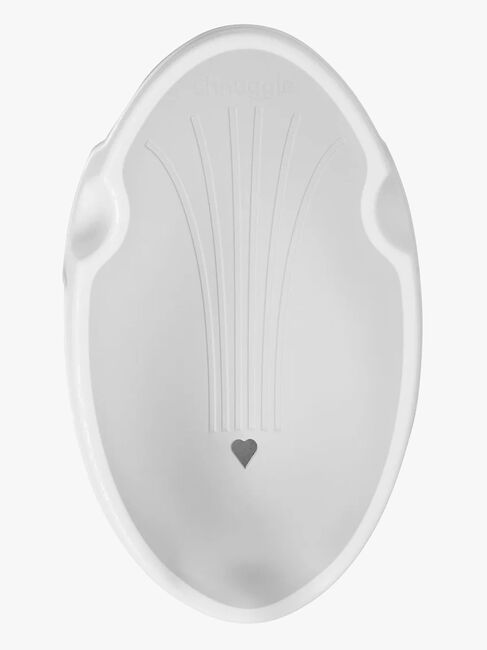 Shnuggle Badestøtte Newborn, White/Grey