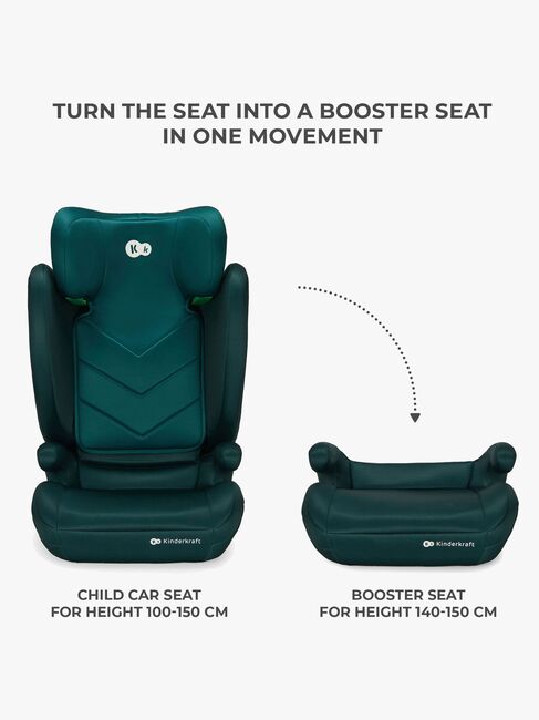 Kinderkraft I-SPARK i-Size Beltestol, Green