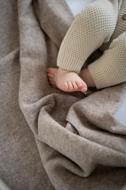 Baby's Only Newborn Teppe Merinoull TOG 1, Brushed Sand