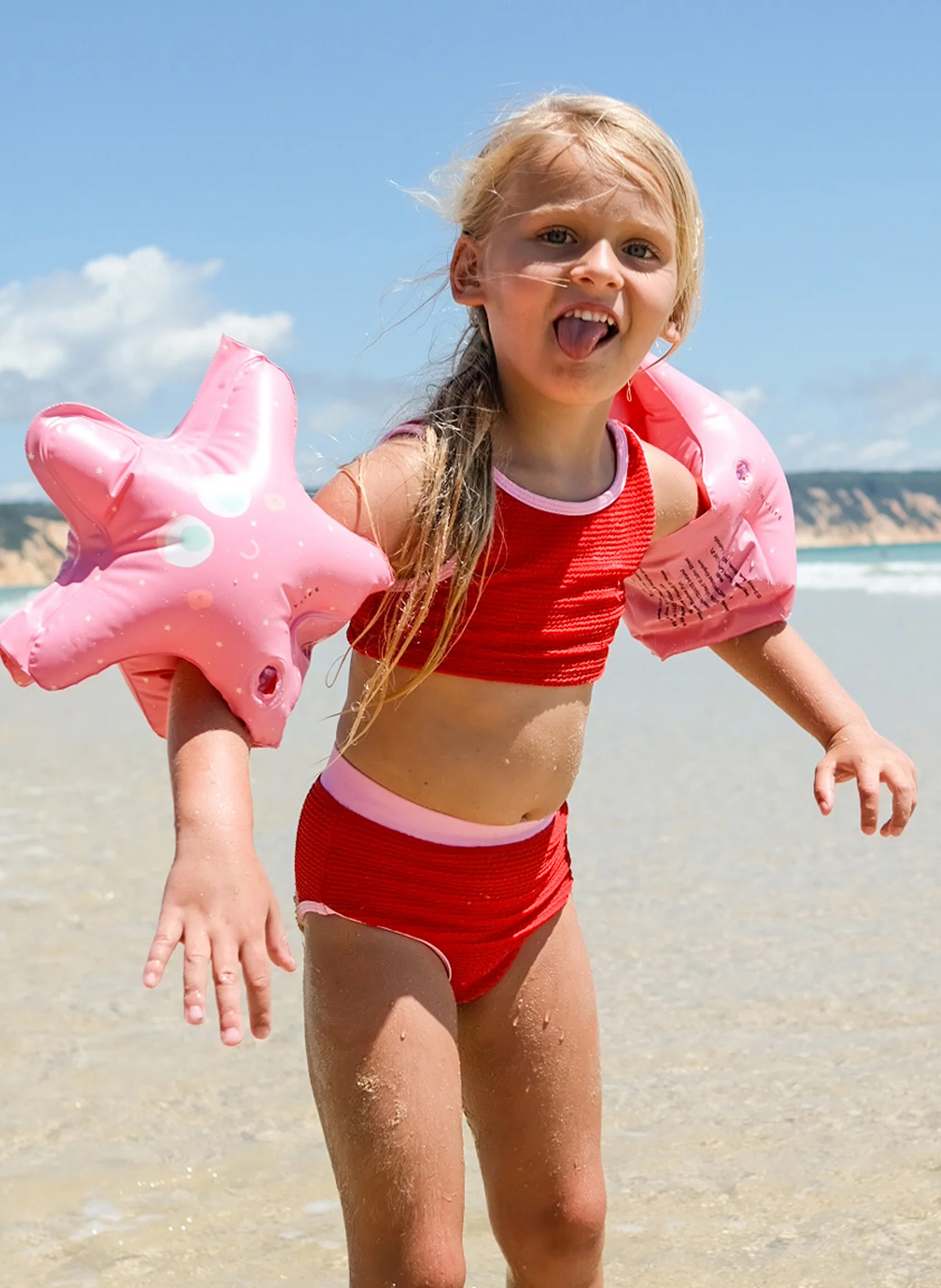 SUNNYLiFE Armpuffer, Ocean Treasure Rose - Armringer - Plast