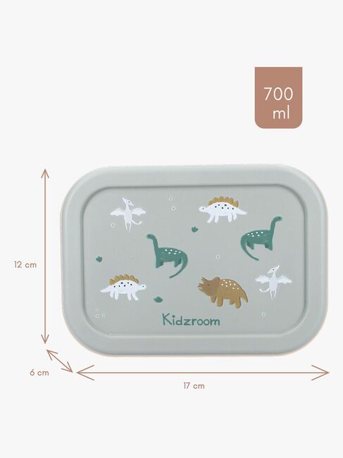 Kidzroom Silikon Matboks Small Talk, Grønn