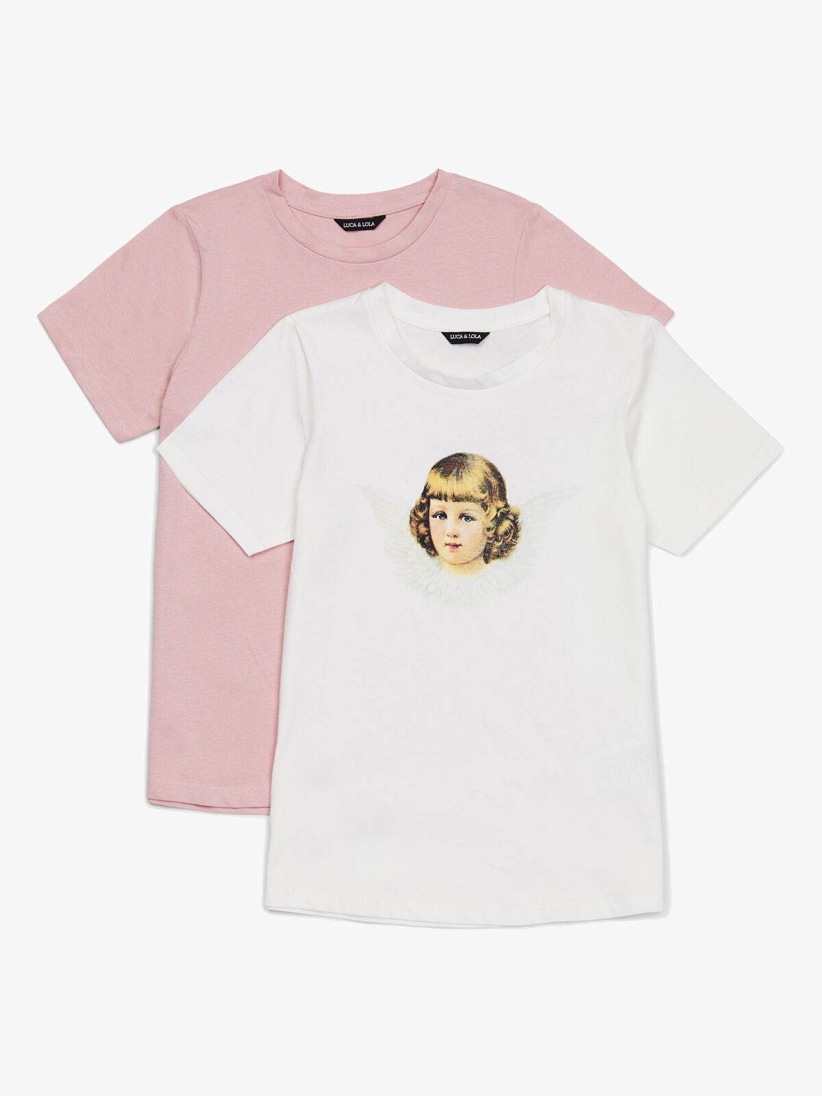 Luca & Lola Angel Topp 2-pack, White