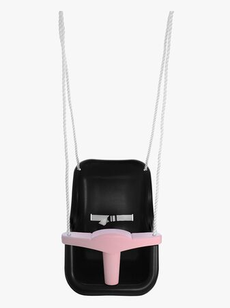 Hörby Bruk High Babyhuske, Svart/Lyserosa