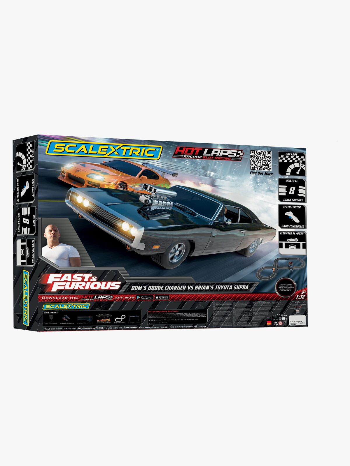 Scalextric Bilbane Fast and Furious Hot Laps 1:32