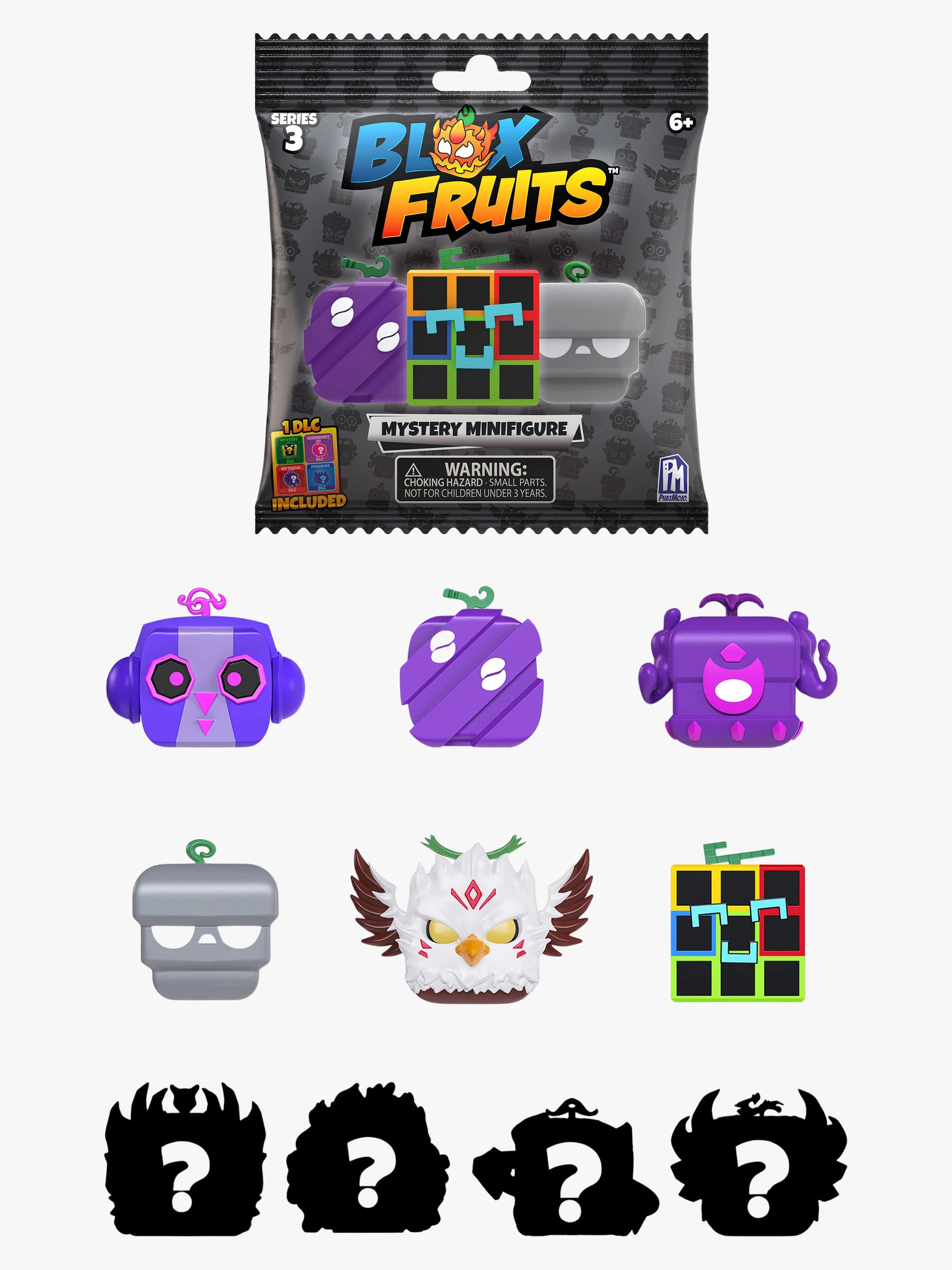 Roblox Blox Fruits Minifigur Series 3 Blandet - Samlefigurer - Plast