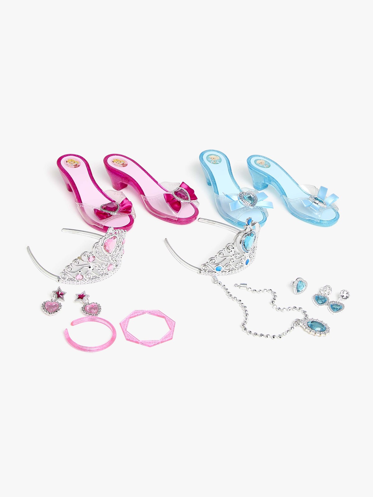 Cloudberry Castle Kostyme Prinsesse, Rosa/blå