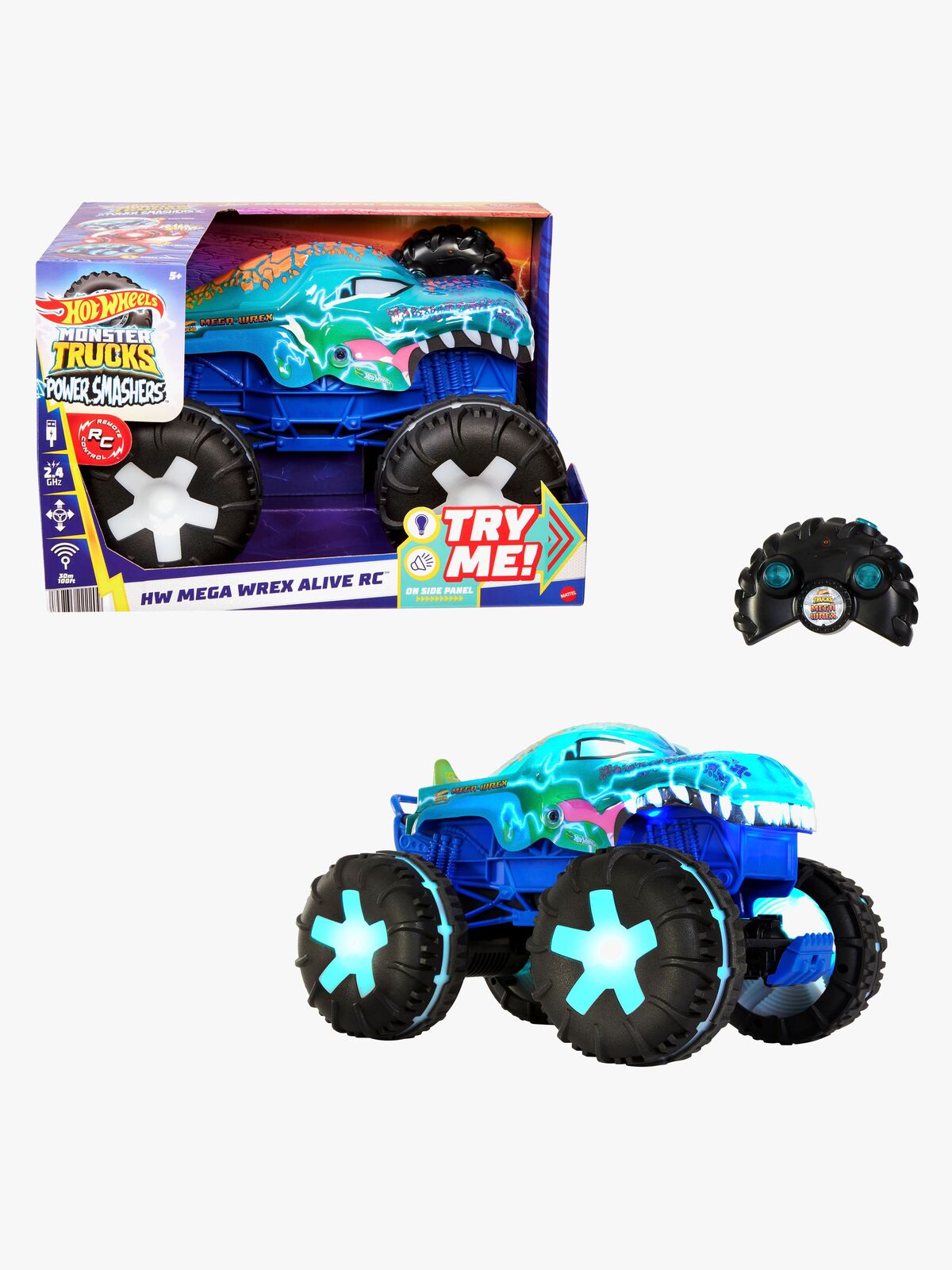 Hot Wheels Monster Trucks Mega Wrex Radiostyrt Bil 1:15