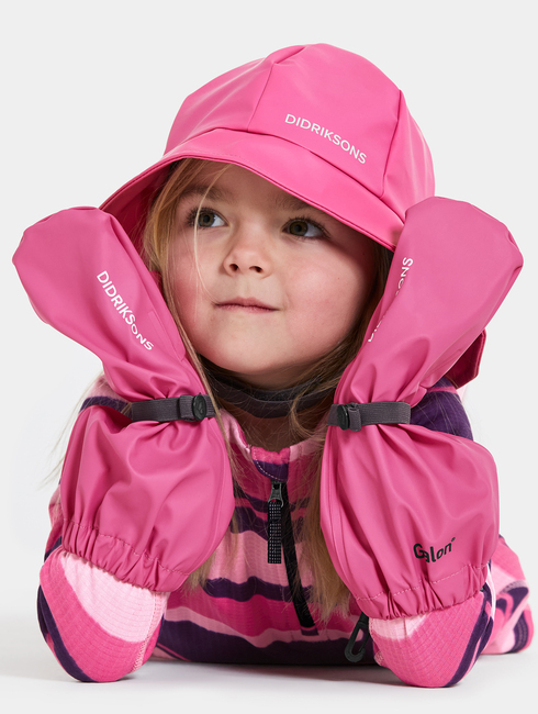 Didriksons Glove Regnvotter, Sweet Pink