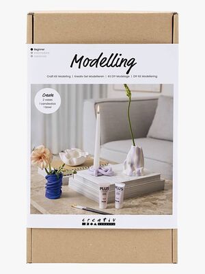 Creativ Company Hobbysett Lufttørkende Leire Krukke & Vase