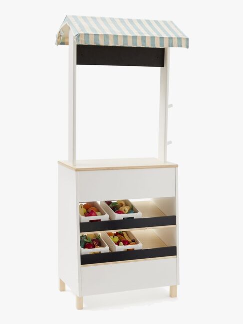 Kids Concept Bistro Markedsbod, Hvit/Multi