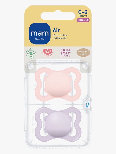 MAM Air Silikon Smokker 0-6m, Rosa