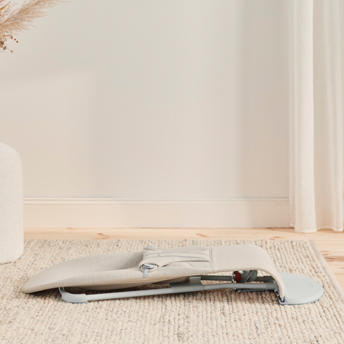 BabyBjörn Bliss Vippestol 3D Jersey, Lysebeige