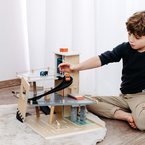 Small Foot Bilgarasje med To Biler