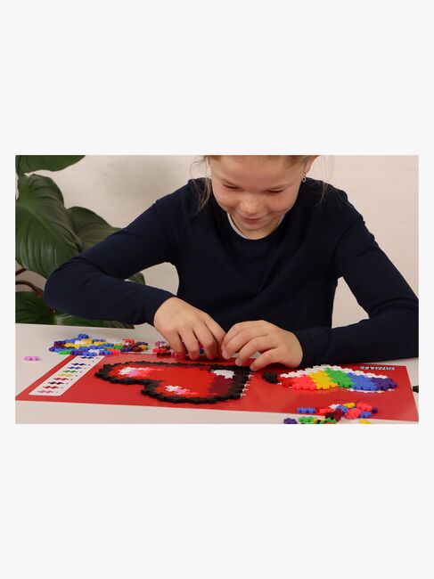 Plus-Plus Puzzle By Number Hjerter 250 Deler