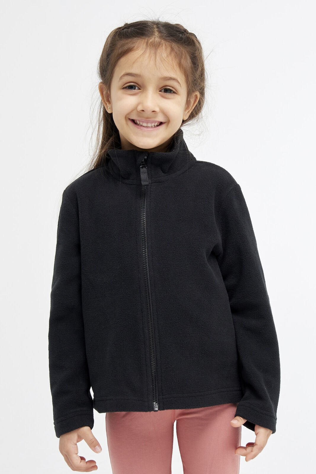 Nordbjørn Mölle Fleecejakke, Svart