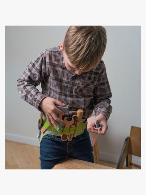 Dantoy Verktøybelte Wood In Gift Box