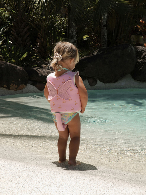 SUNNYLiFE Svømmevest, Cotton Candy Cherry