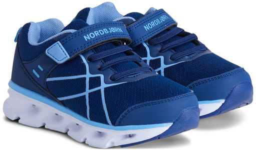 Nordbjørn Hampton Blinkende Sneakers, Blue