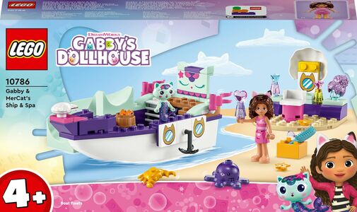 LEGO Gabby's Dollhouse 10786 Gabby Og Havkatts Skip Og Spa