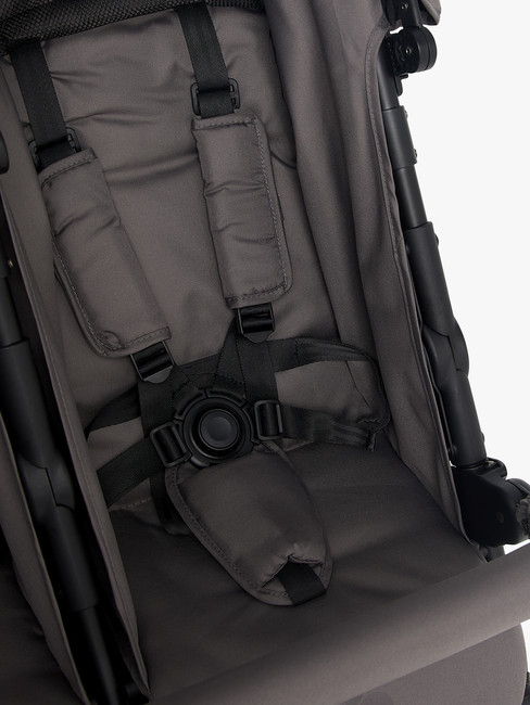 Beemoo Activity tvillingvogn for søsken, grå