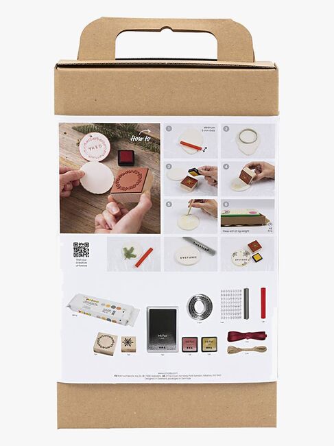 Creativ Company Hobbysett Julepynt Selvherdende Leire DIY