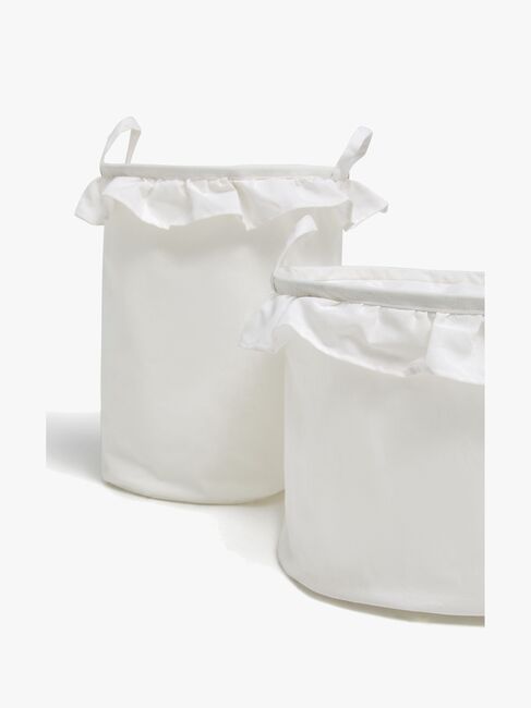 Alice & Fox DEMI Oppbevaringskurver 2-pack, Hvit