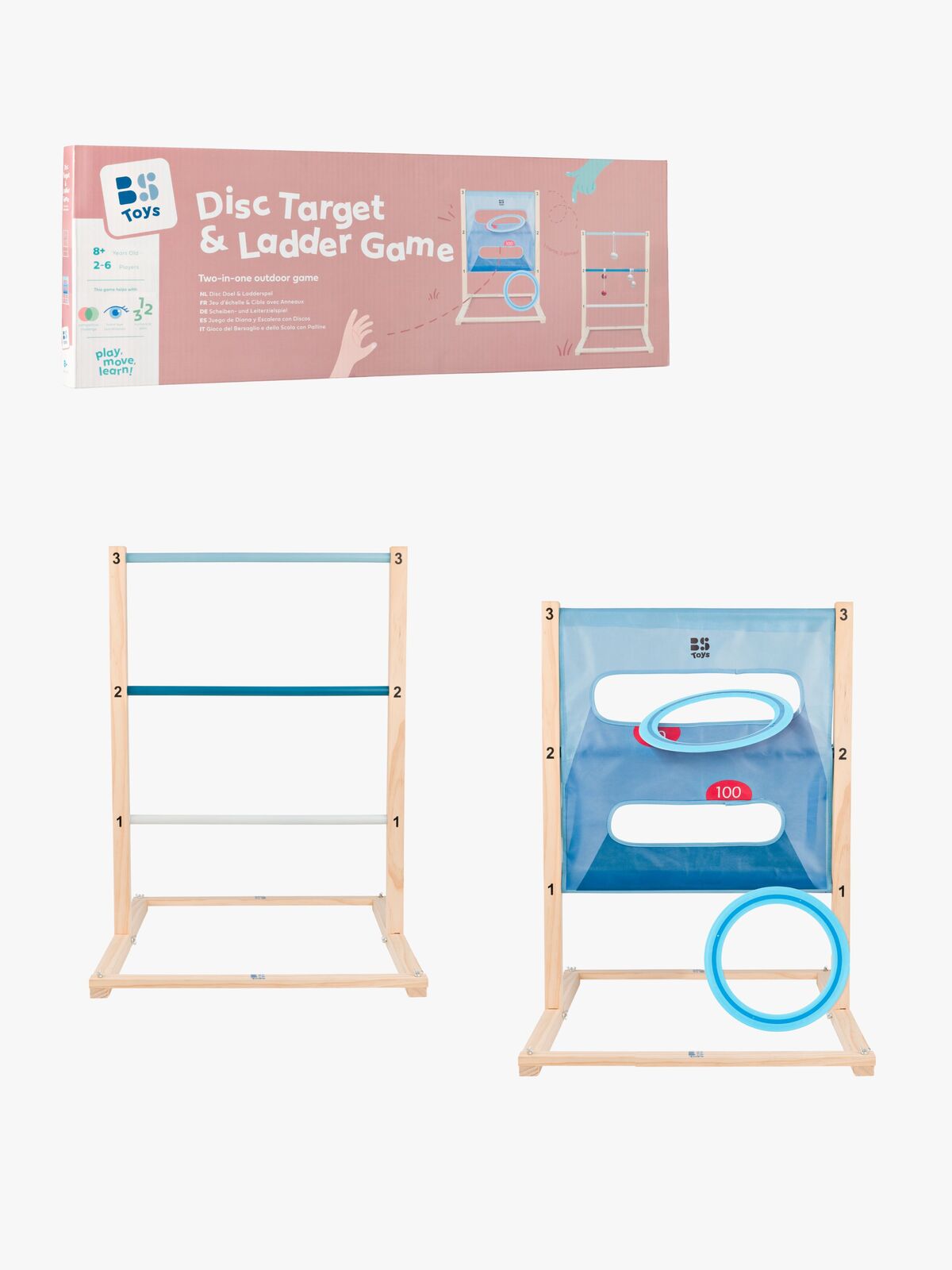BS Toys Discmåltavle Og Stigespill Utendørsspill