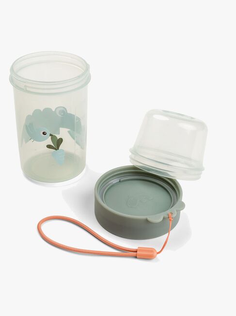 Done By Deer Croco To Go Two-Way Snacksbeholder, Green