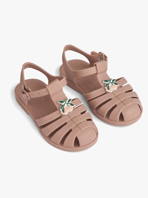 LIEWOOD Bre Sandaler med Anheng, Peach/Dark rose