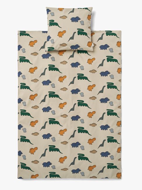 LIEWOOD Carmen Sengesett 70x100 Sprinkelseng, Dinosaurs/Mist