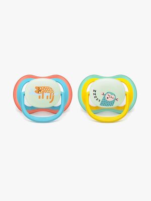 Philips Avent Ultra Air smokk Night 18m+ 2-pakning, blå/gul