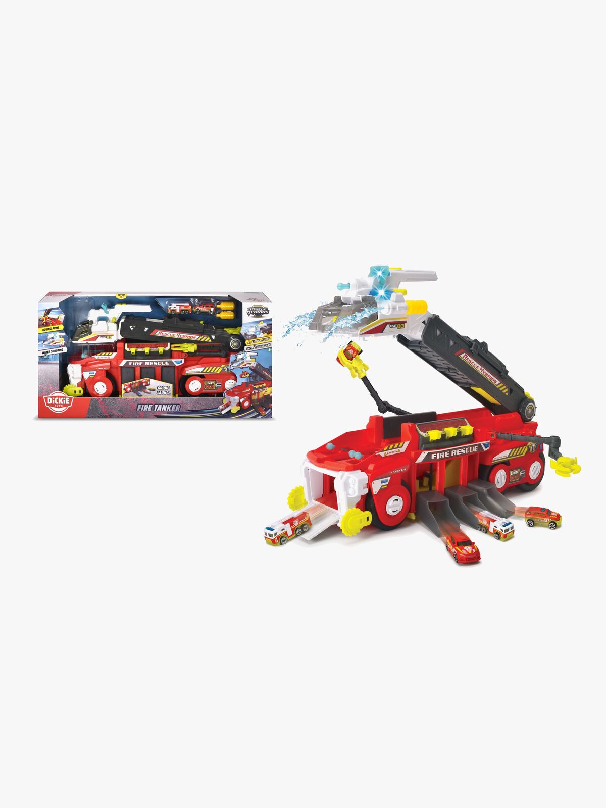 Dickie Toys Rescue Hybrids Brannbil, Robots