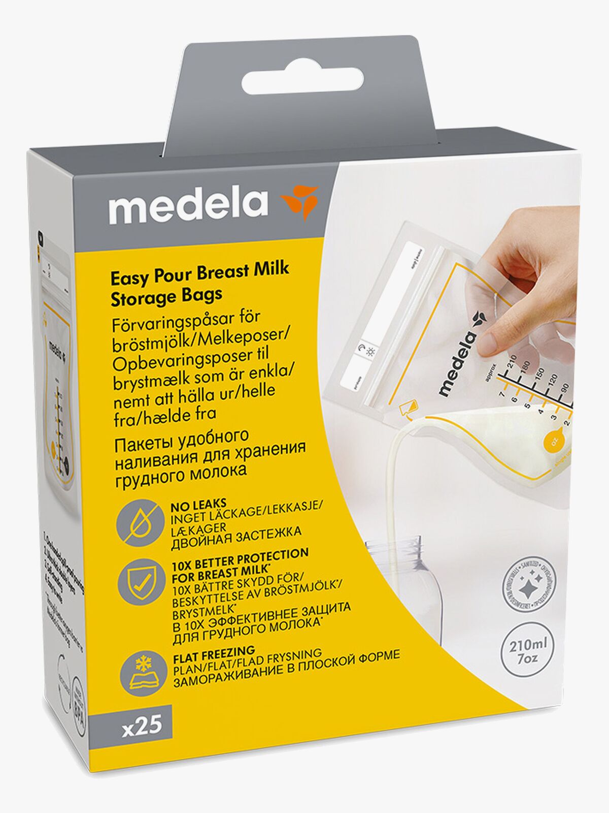 Medela Easy Pour Brystmelkpose 25-Pack