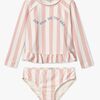 LIEWOOD Dagny Badesett, Stripe Sorbet Rose/Creme De La Creme