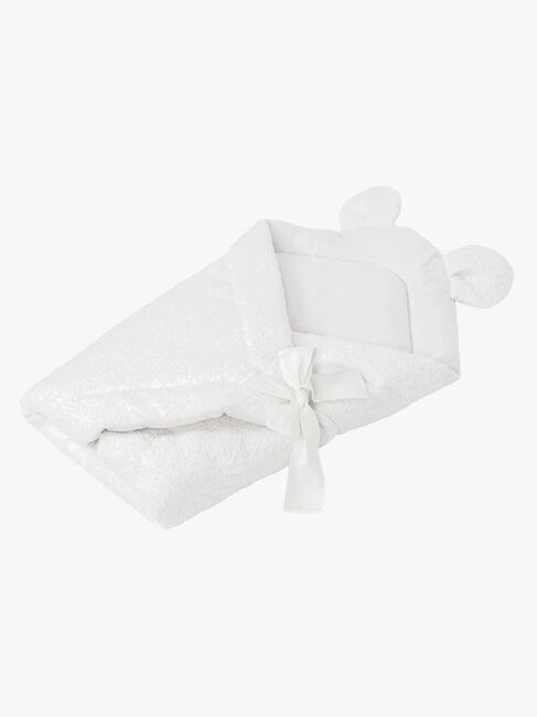 MeowBaby Boucle Svøpeteppe, White