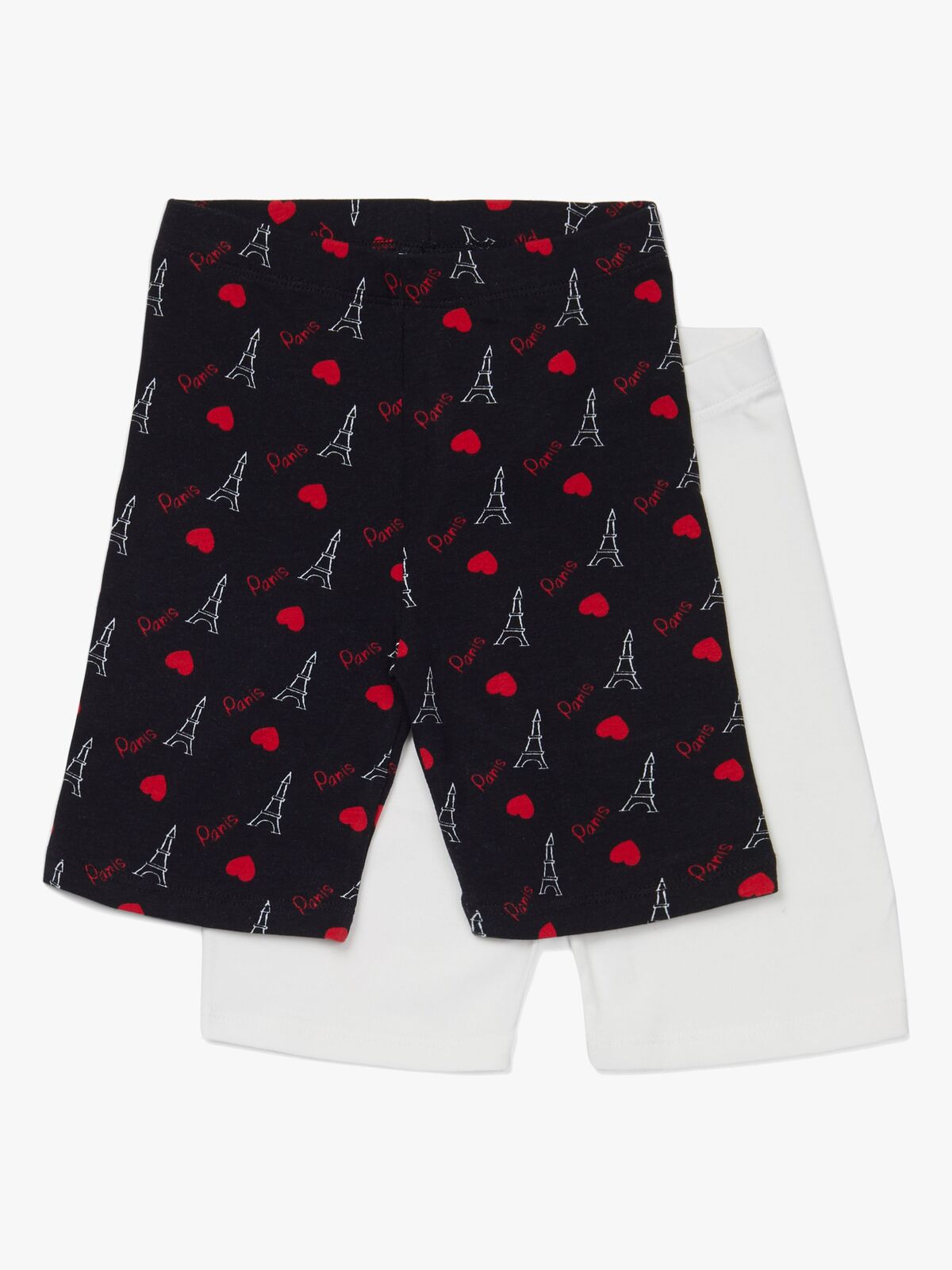 Luca & Lola Agnese Sykkelbukse 2-Pack, Black/Red