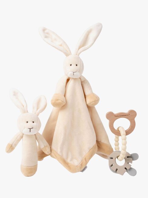 Teddykompaniet Suttekluter Kanin Gavesett, Creme