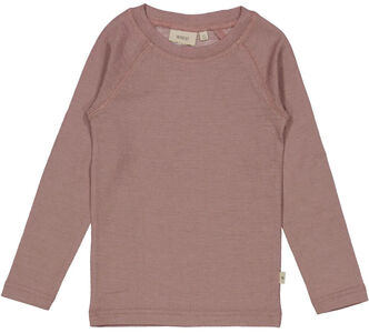 Wheat long-sleeved T-Skjorte, Dusty Lilac