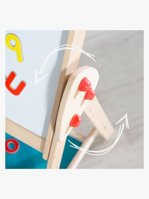 Roba Easel 3-in-1 Krittavle med Hylle & Krakk