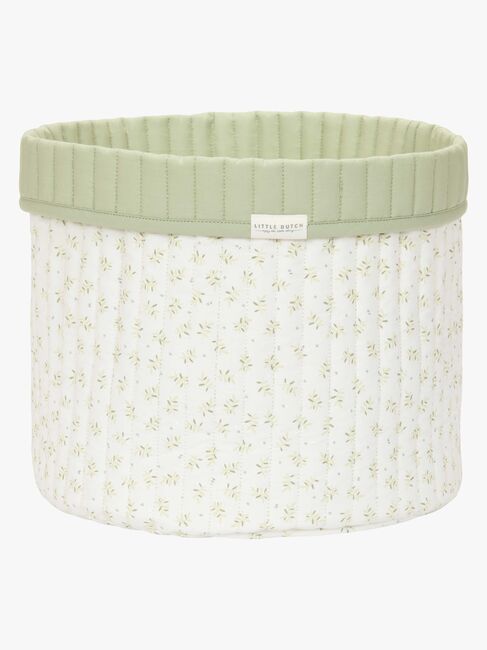 Little Dutch Blueberry Leaves Oppbevaringskurv L, Grønn